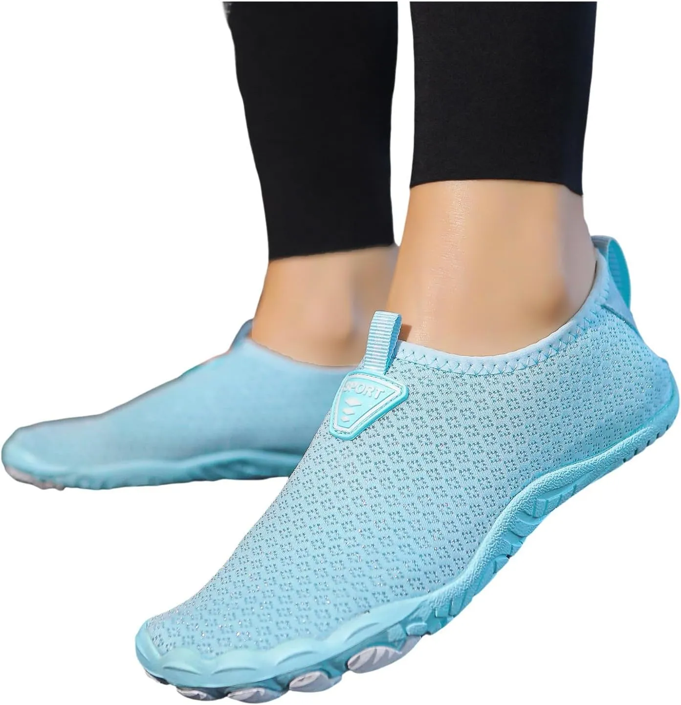 2025 Water Shoe Women Men Flats Slippers Comfortable Non-Slip Walking Footwear Summer Beach Vacation Slides Breathable Soft Sole Sport Sneakers Indoor/Outdoor Slip-On Loafer Shoes
