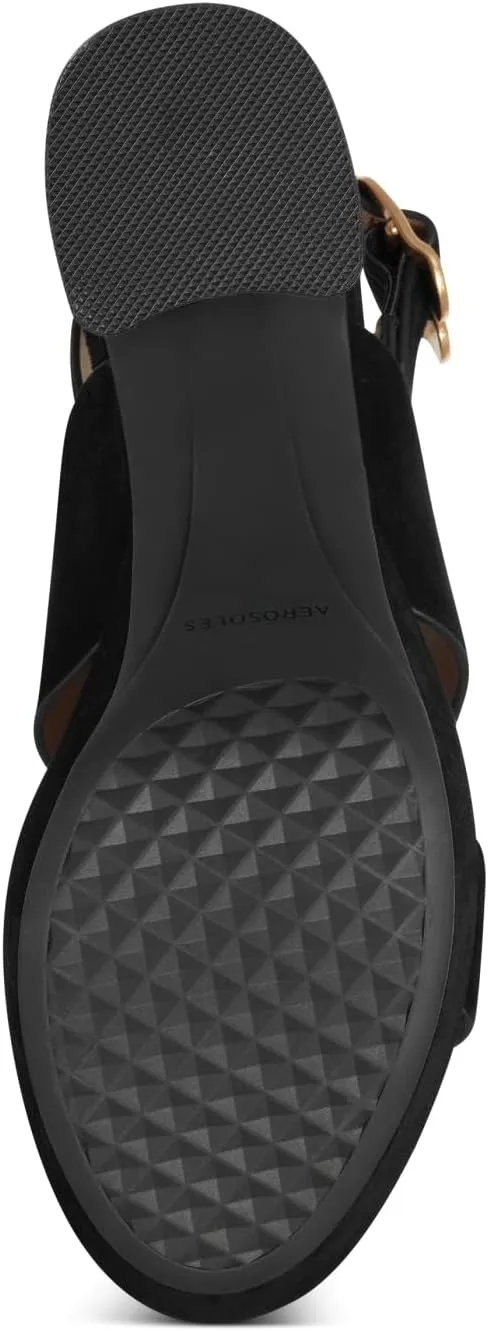 Aerosoles Women's Camera Platform Heeled Sandal