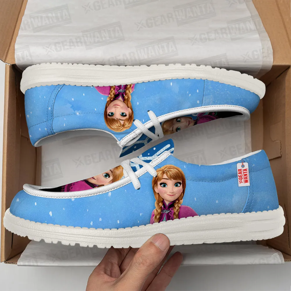 Anna of Arendelle Canvas Loafer Shoes