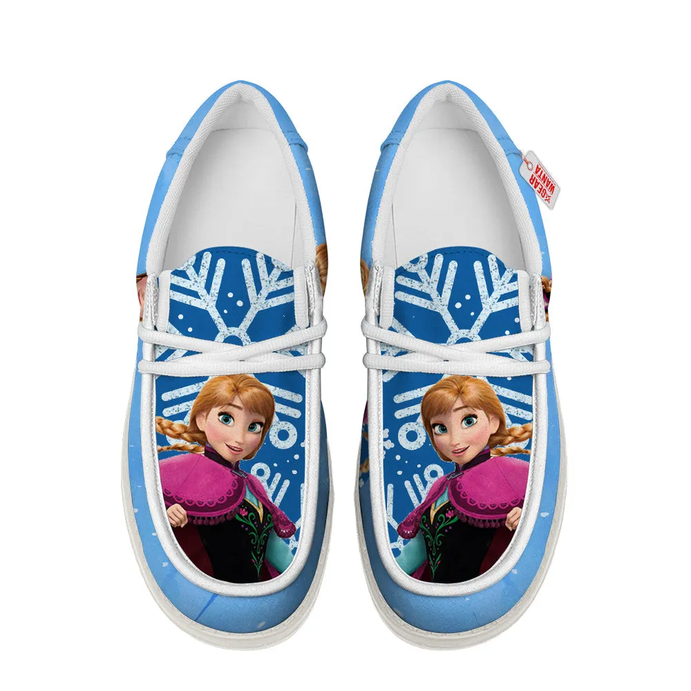 Anna of Arendelle Canvas Loafer Shoes