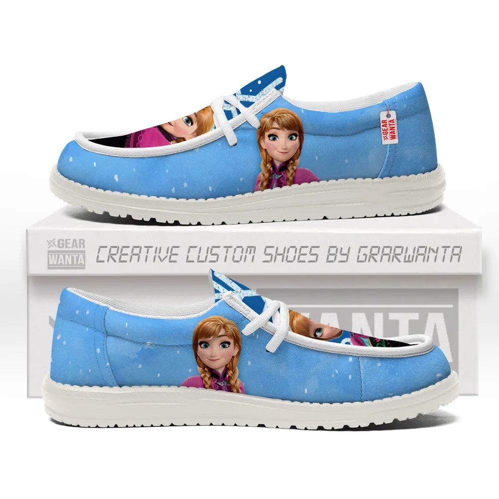 Anna of Arendelle Canvas Loafer Shoes