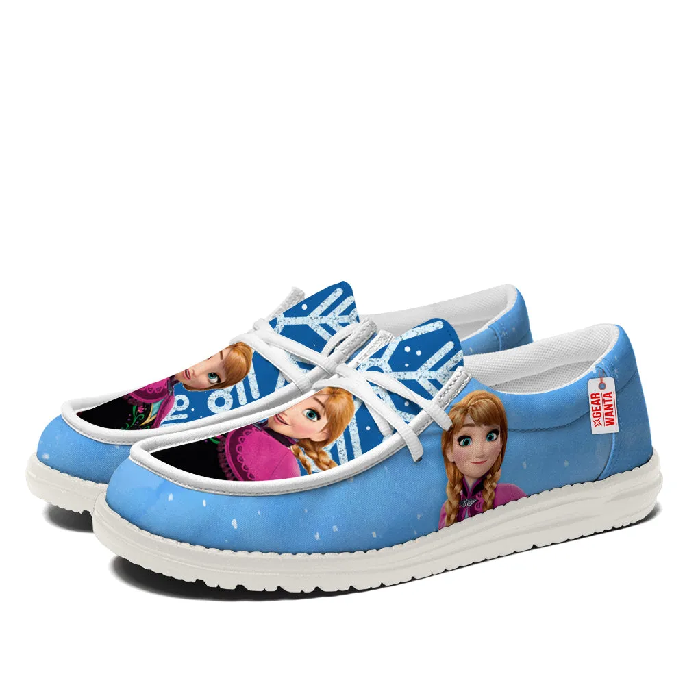 Anna of Arendelle Canvas Loafer Shoes
