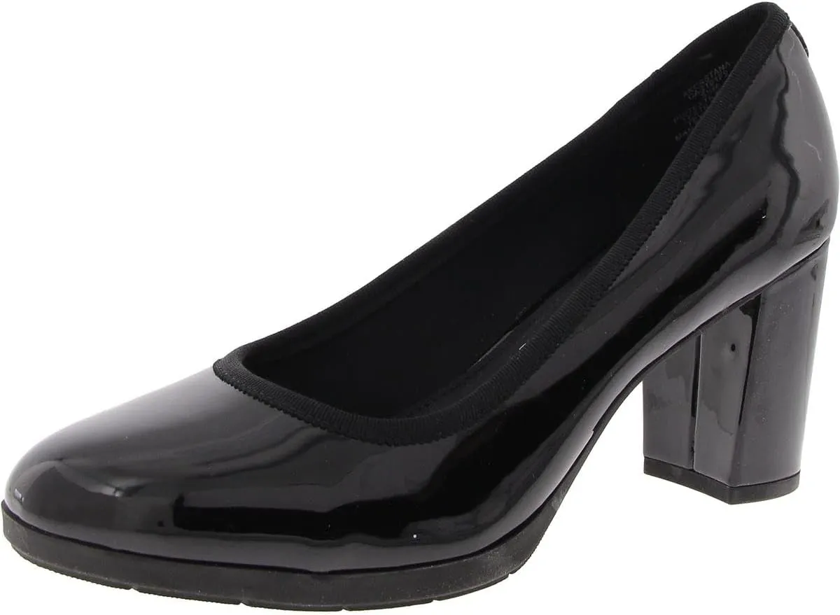Anne Klein Womens Castana Flex Fit Block Heels