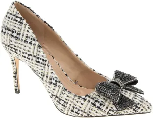 BCBGeneration Women's BISSHA-2 Pump, 6.5 Ivory Multi