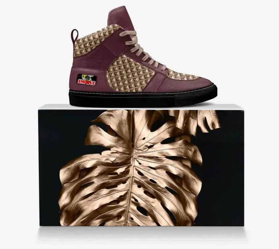 Beesmoove Mauve Monarch Sneaker