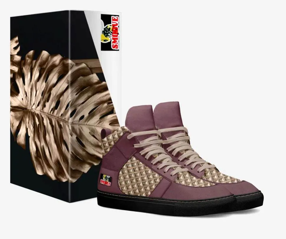 Beesmoove Mauve Monarch Sneaker