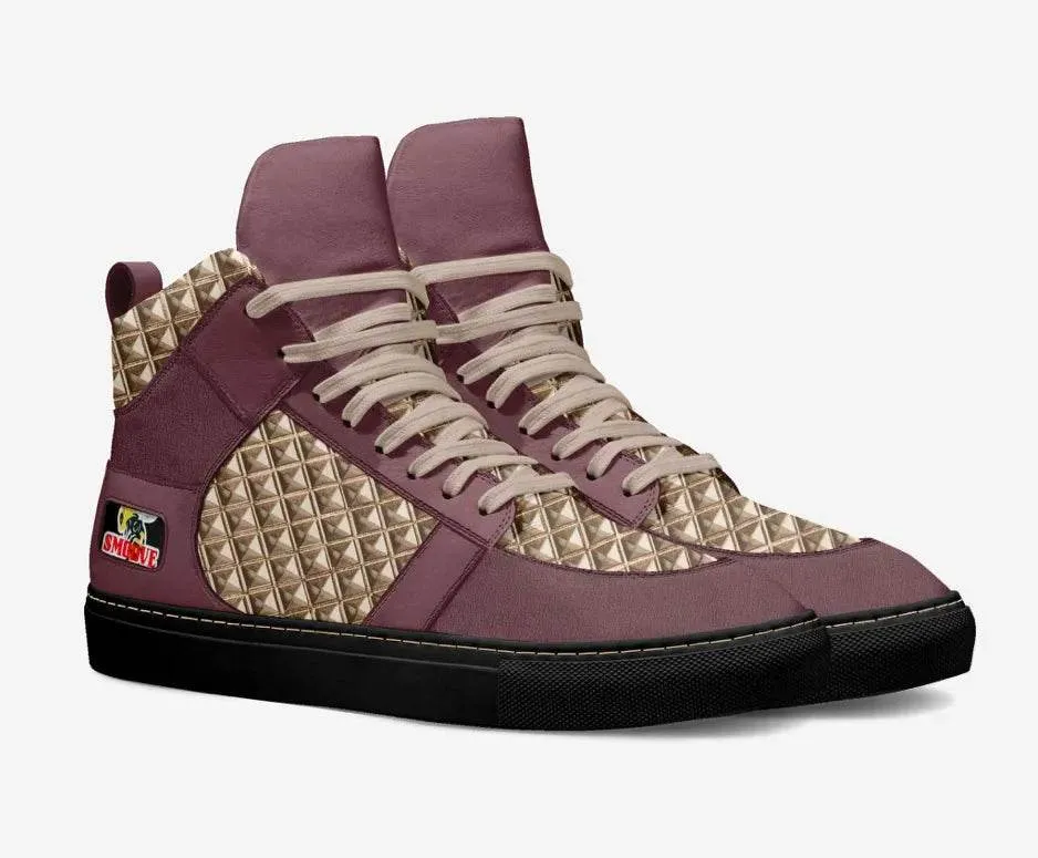 Beesmoove Mauve Monarch Sneaker