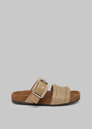 Bettina Vermillon Charlie Sandals - Linen