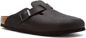 Birkenstock Boston Classic Arch Clog,Black Oiled Leather,39 N EU
