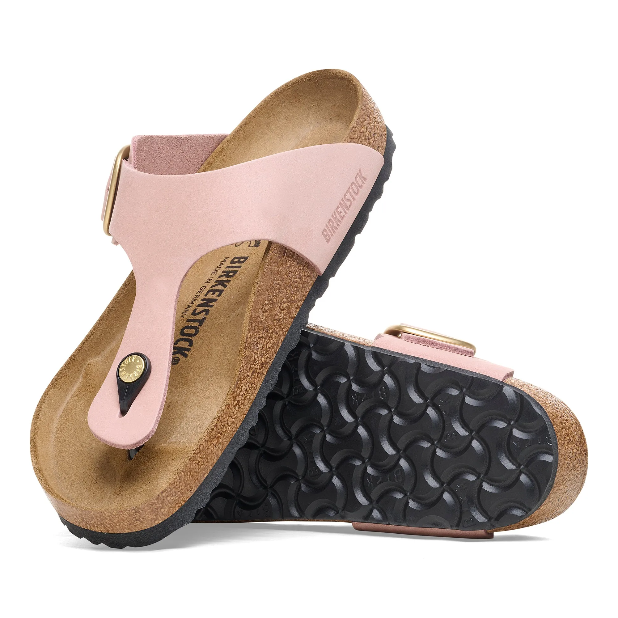 Birkenstock Gizeh Big Buckle soft pink nubuck
