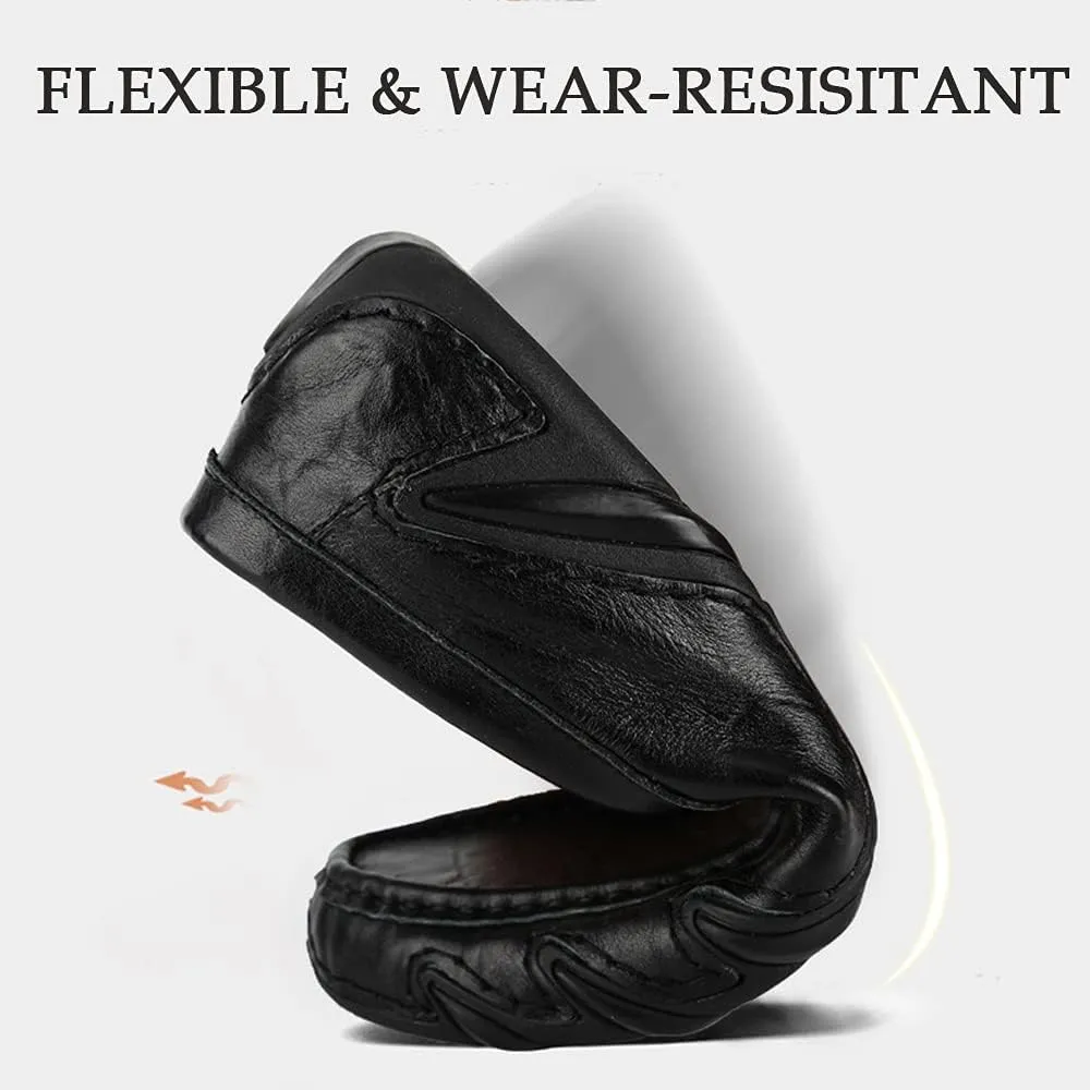 Bitiger Loafers Shoes for Men Comfortable Casual Slip on Shoes Slip-on Driving Loafers - Breathable Durable & Anti-Slip Male Business Work Penny