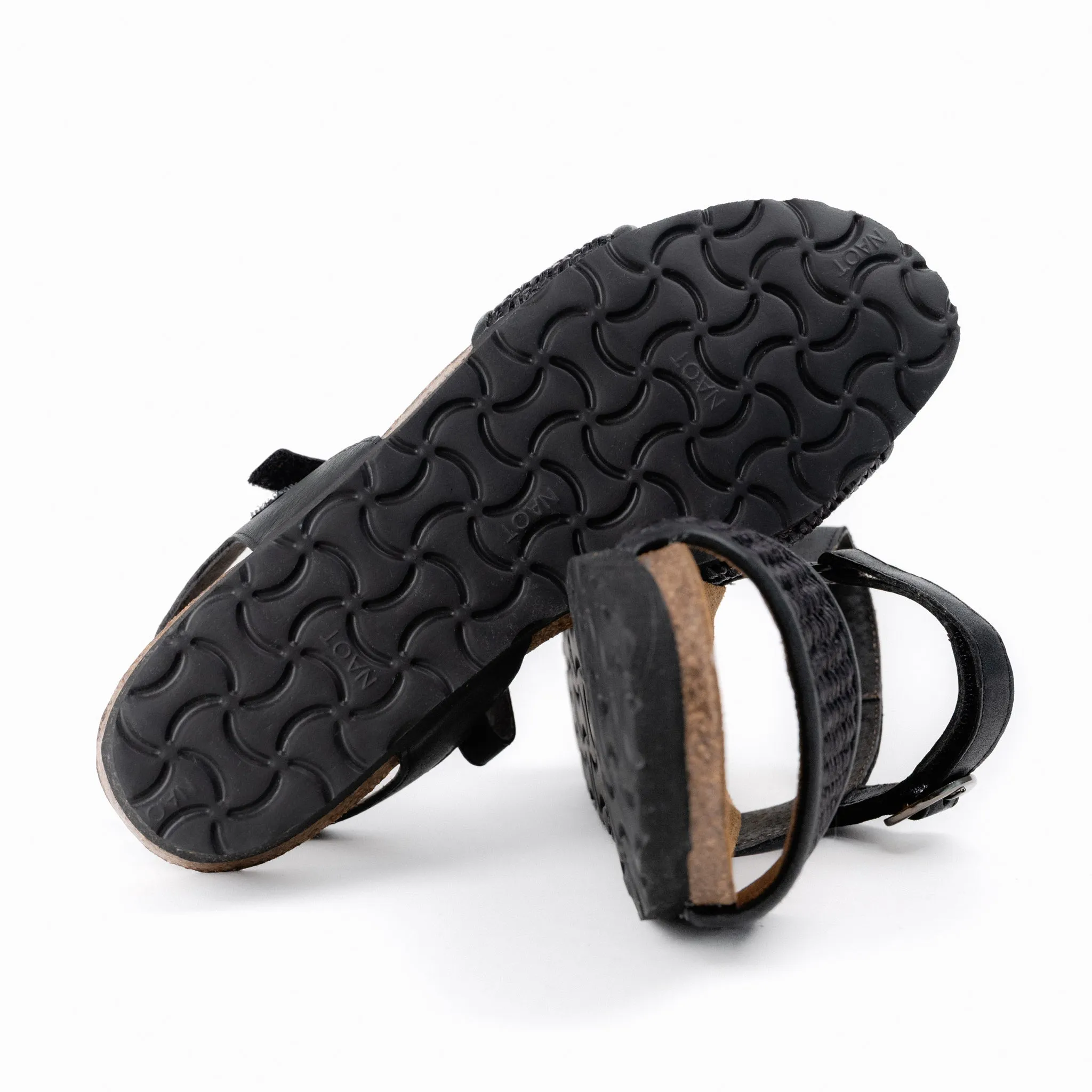 CECILE - BLACK - RAFFIA