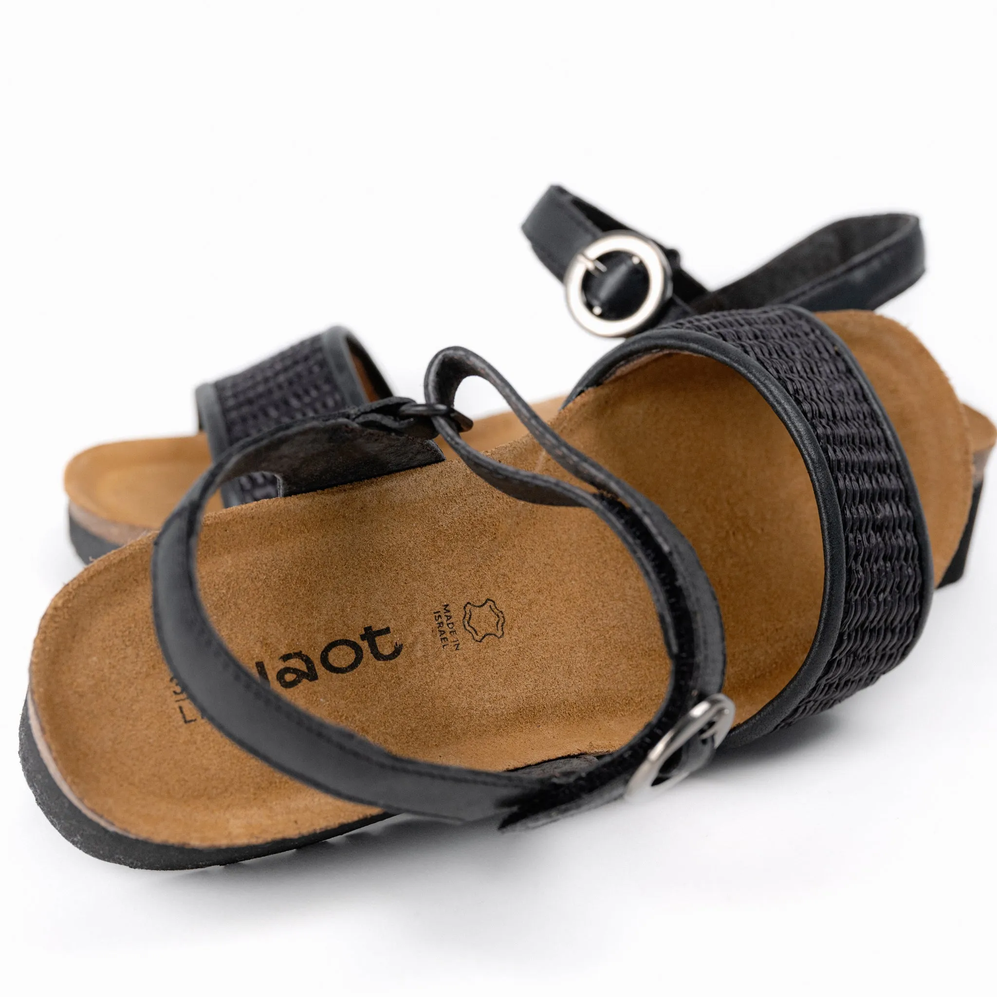 CECILE - BLACK - RAFFIA