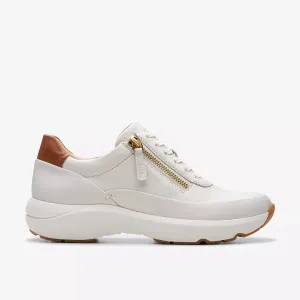 Clarks Women's Tivoli Zip Off White Lea 26176650