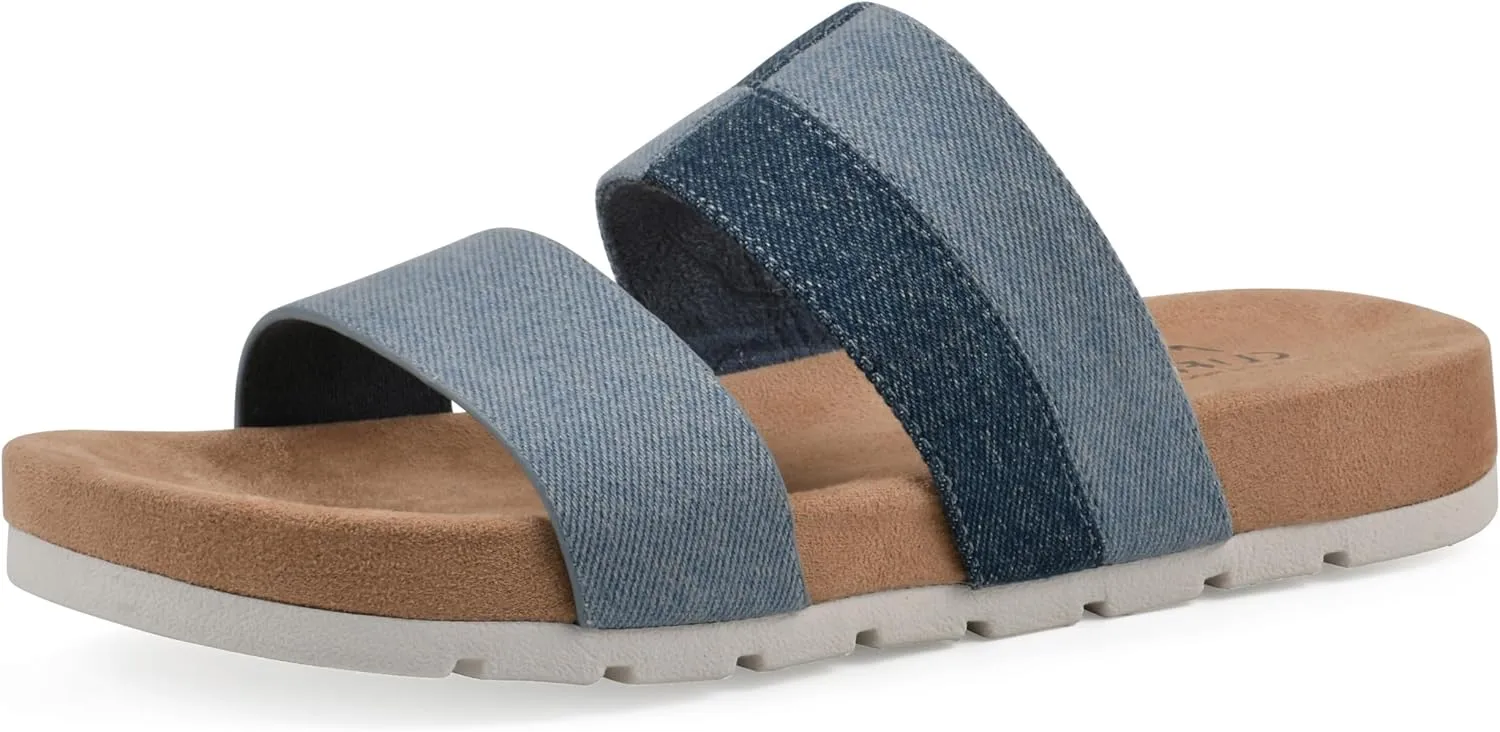 CLIFFS BY WHITE MOUNTAIN Women's Tammy Slide Sandal