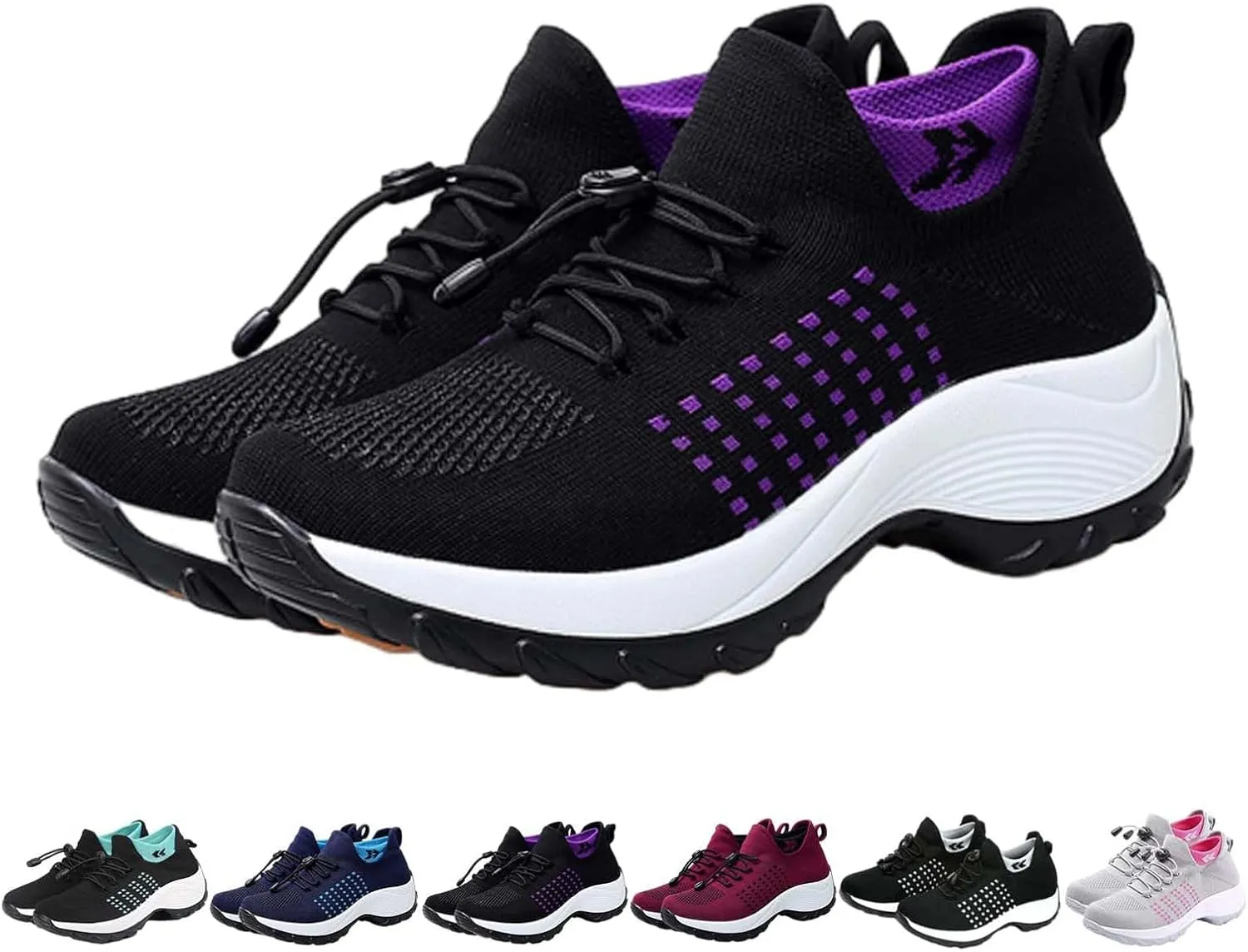 Comfort Wear Orthowear Shoes for Women, Comfortwear Ortho Shoes for Women Plantar Fasciitis, Non Slip Food Service Lightweight Sneaker, Nurse Orthopedic Stretch Cushion Sneakers