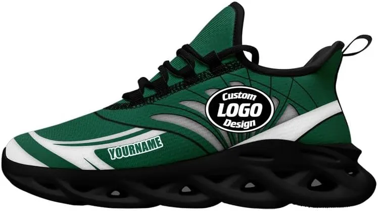 Custom Men's Running Shoes Lightweight Athletic Cushion Team Sports Sneaker Jogging Training Baseball Tennis Shoes