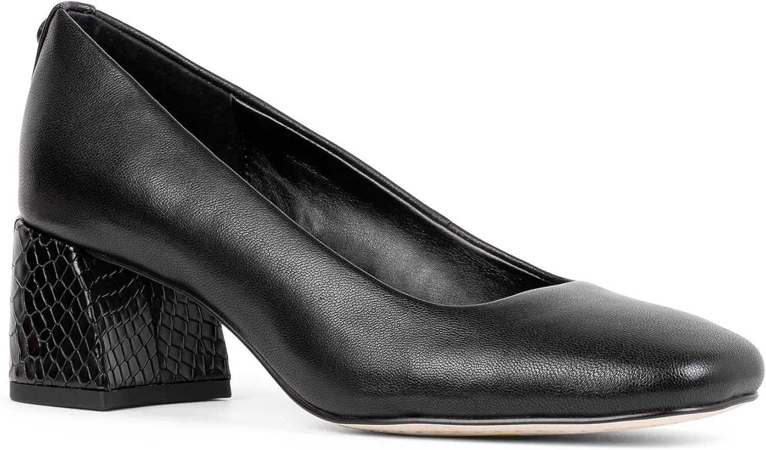 Donald Pliner Women's Aquarius 2" Block Heels, Square Closed Toe Chunky Heels for All Day Wear
