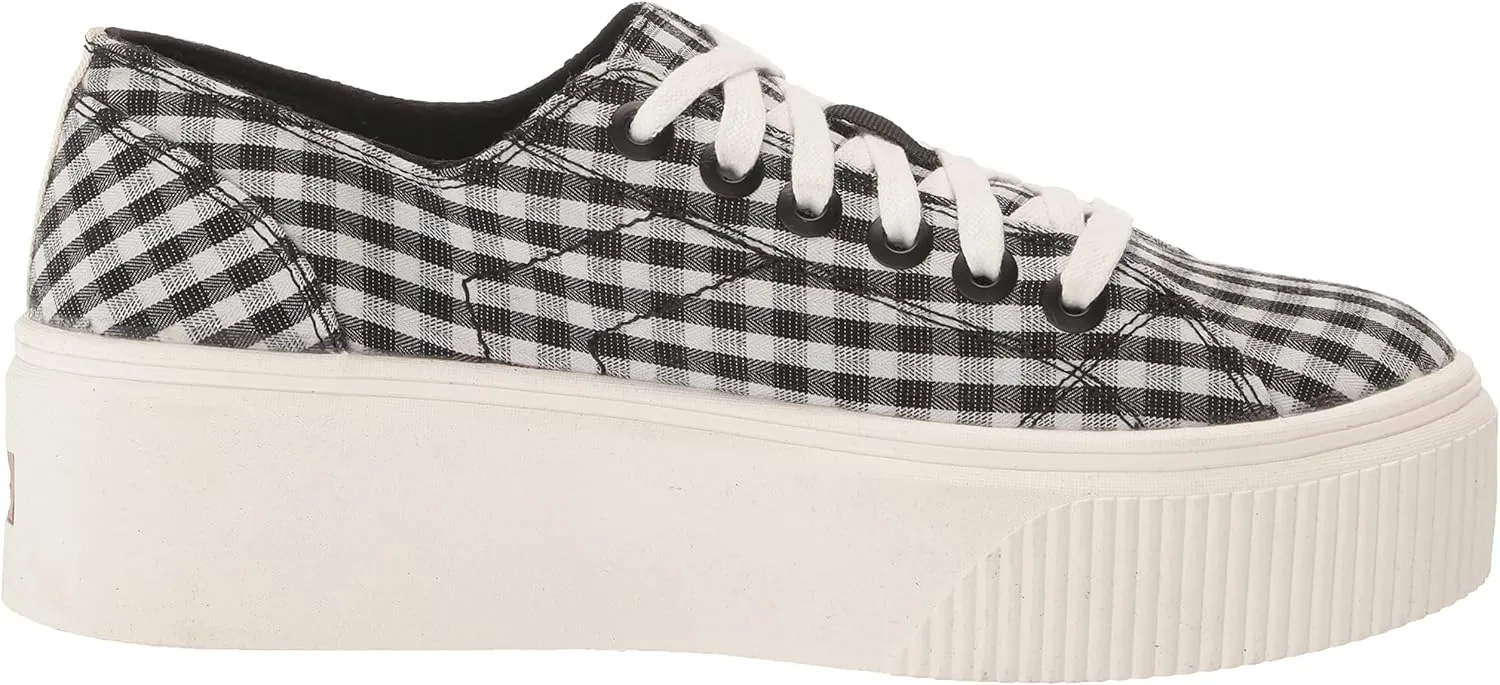 Dr. Scholl's Shoes Women's for Now Platform Lace Up Retro Fashion Sneaker