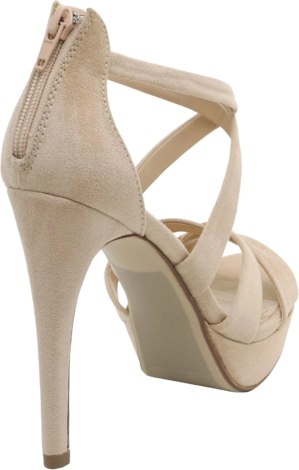 DREAM PAIRS Women's High Heel Platform Dress Pump Sandals