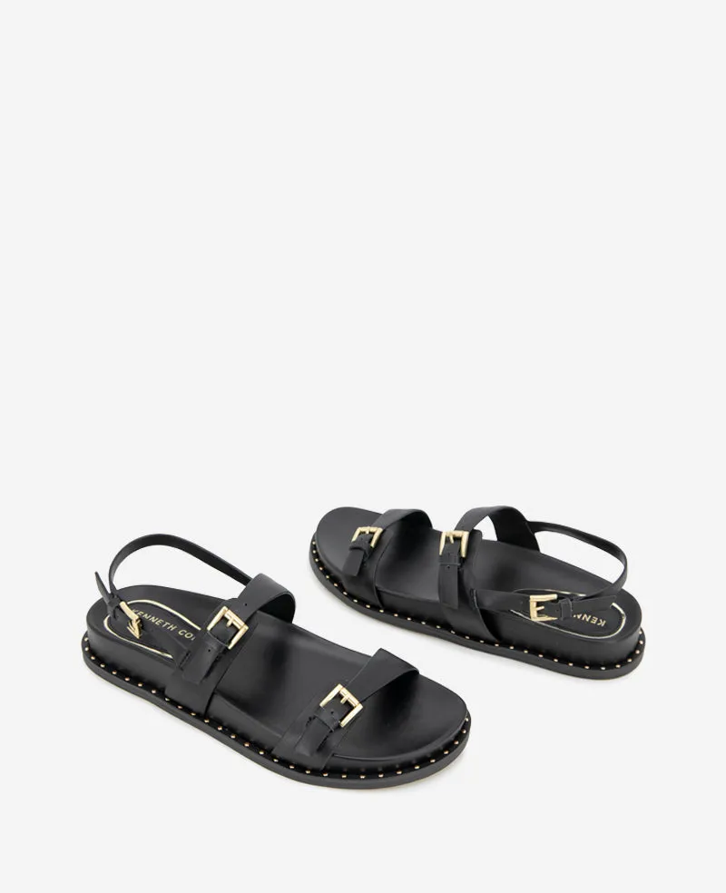 Drinity Leather Band Buckle Sandal