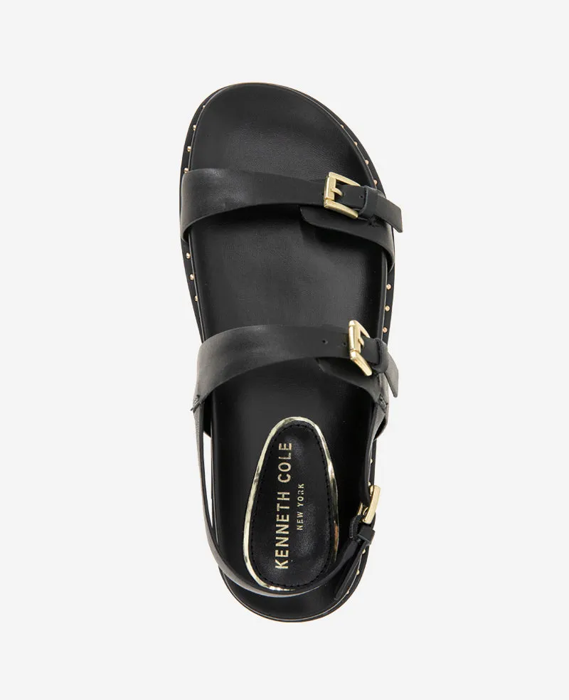 Drinity Leather Band Buckle Sandal