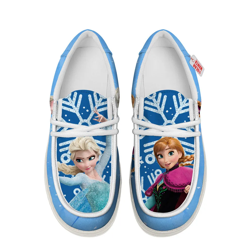 Elsa and Anna Canvas Loafer Shoes
