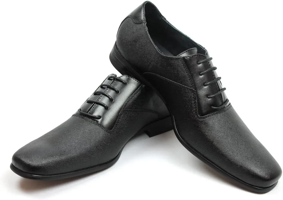 Ferro Aldo Men's 19277B Gibson Double Texture Oxfords Shoes