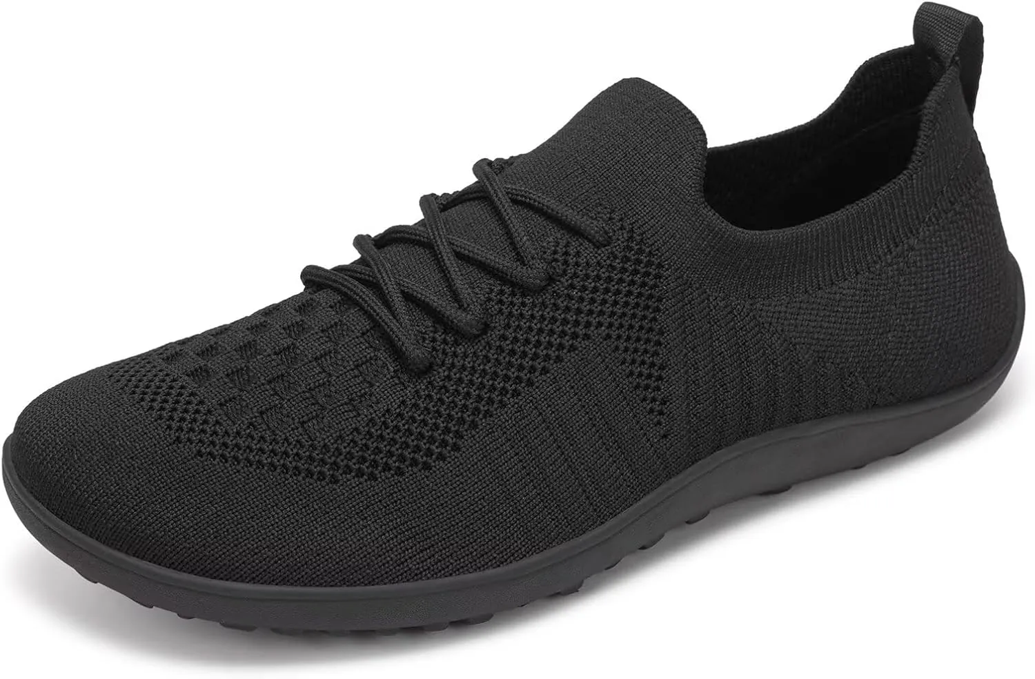 Frank Mully Womens Walking Shoes Wide Toe Box Barefoot Shoes Knitted Fashion Sneaker with Arch Support