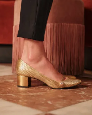 Gaga Pump Leather - Gold