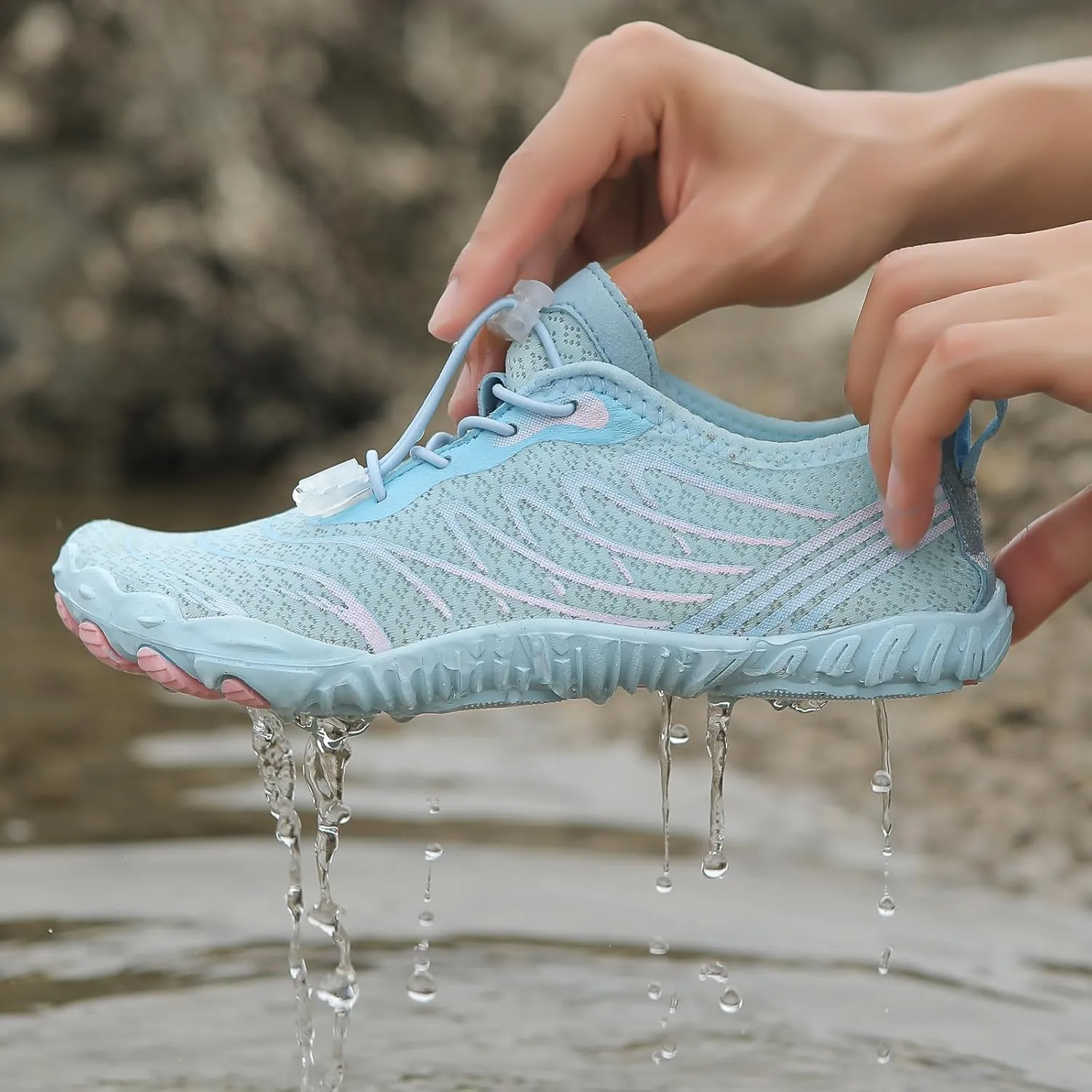 Grounding Shoes with Copper Grounded Footwear for Women Men Quick Dry Walking Comfortable Lightweight Non-Slip Barefoot Shoes