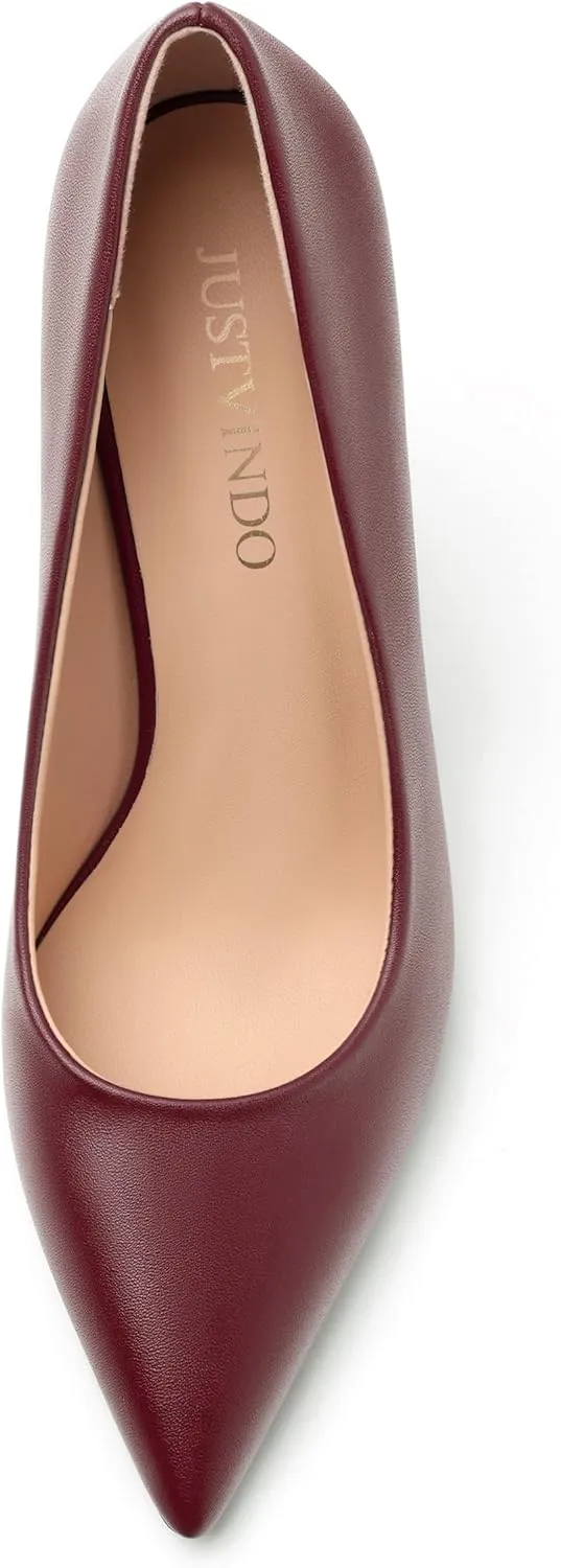 High Stiletto Heels for Women Close Pointed Toe Slip on Solid Pumps Fashion Classic Prom Office Wedding Shopping Dress Shoes