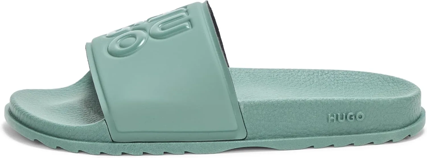 HUGO Women's Match Big Logo Slide Sandal