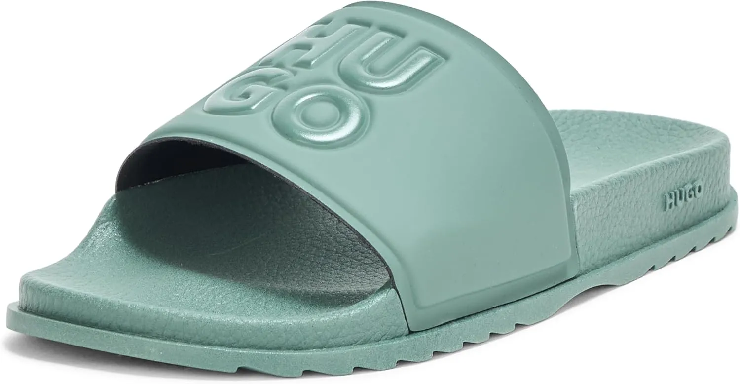 HUGO Women's Match Big Logo Slide Sandal