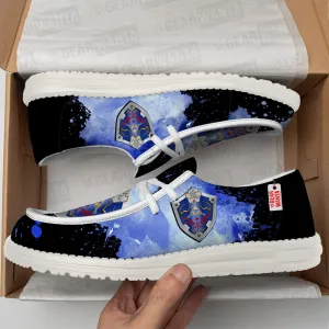 Hylian Symbol Canvas Loafer Shoes