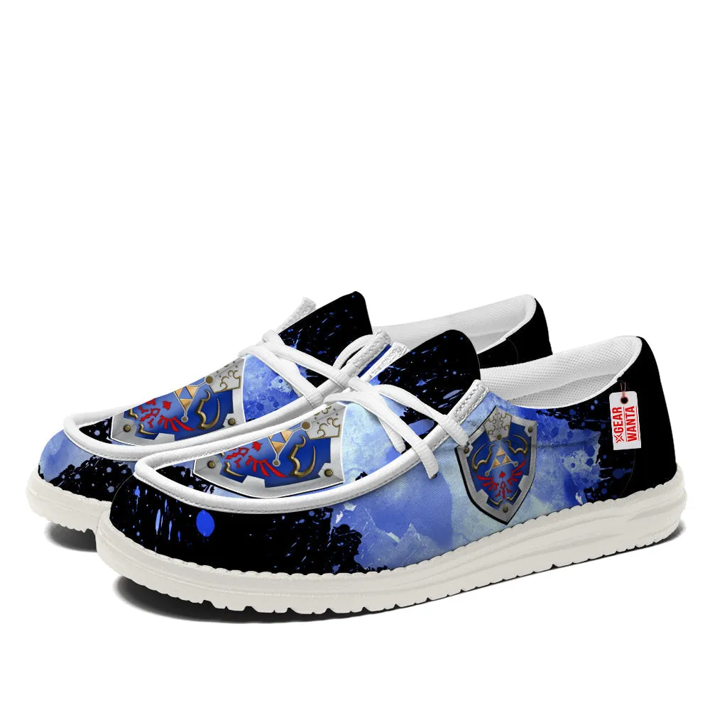 Hylian Symbol Canvas Loafer Shoes
