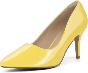 IDIFU IN3 High Heels Pumps Closed Toe Heels Women's Pumps Stiletto Pointed Toe Dress Shoes Wedding Prom Bridal Work Office Bride Bridesmaid Guest Trendy Dressy Fashion Comfortable Classic Pumps Shoes