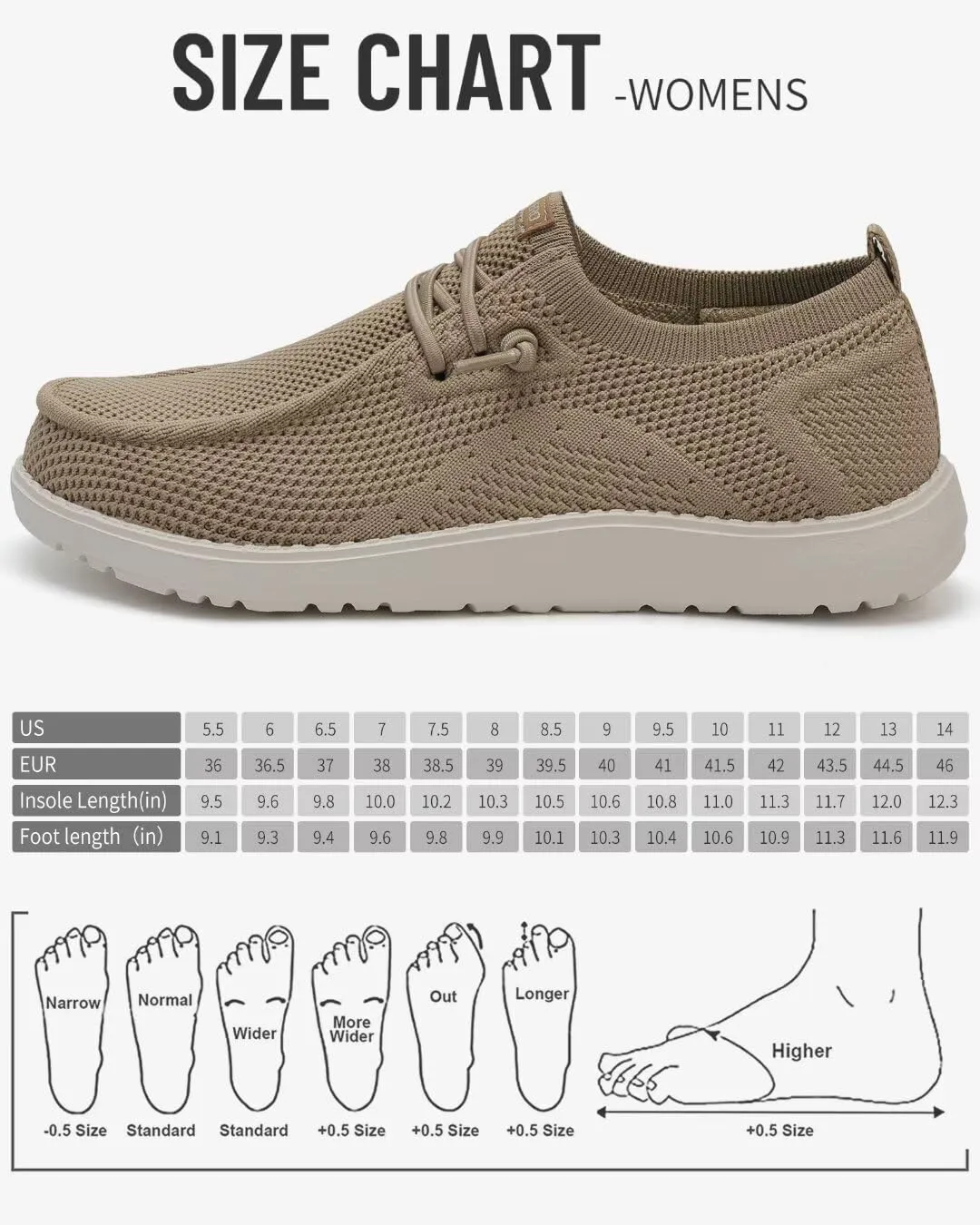 ITAZERO Wide Shoes for Women,Wide Walking Shoes for Women Slip On Loafer with Arch Support,Diabetic Women's Shoes Wide Width
