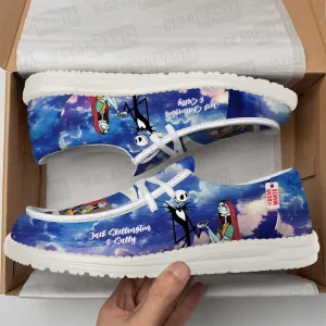 Jack Skellington And Sally Loafer Shoes