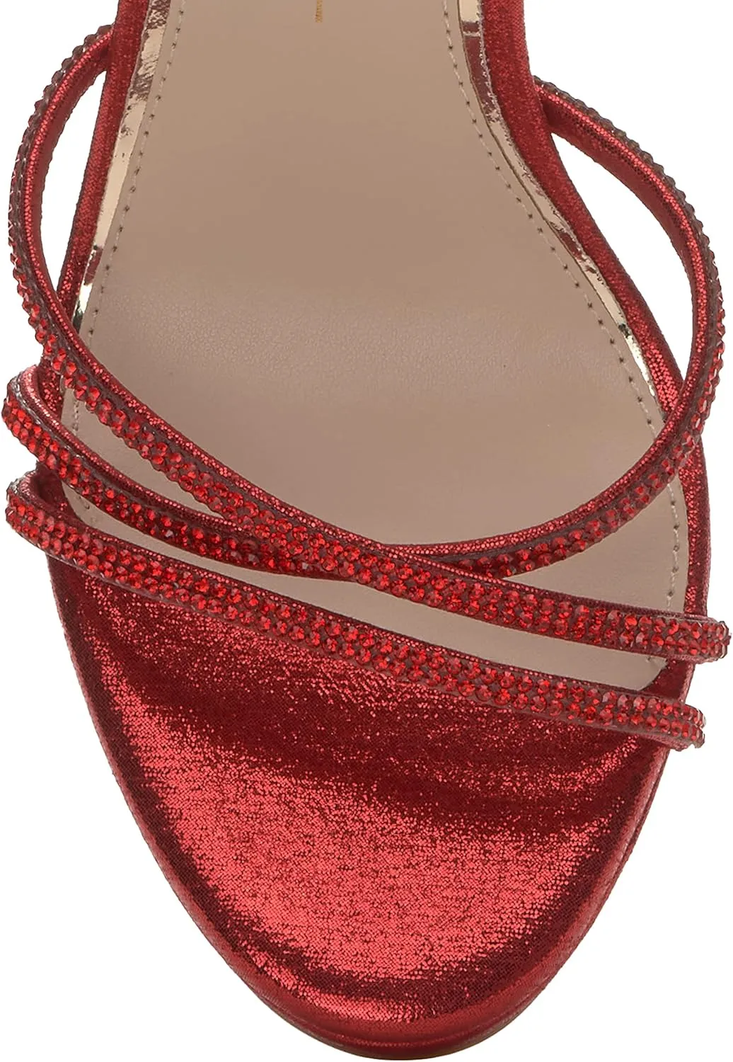 Jessica Simpson Womens Jaeya Rhinestone Strappy Dress Sandals