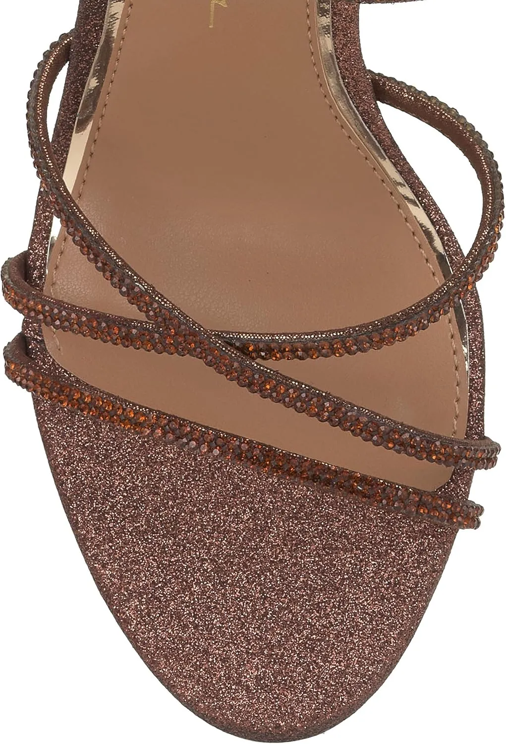 Jessica Simpson Womens Jaeya Rhinestone Strappy Dress Sandals