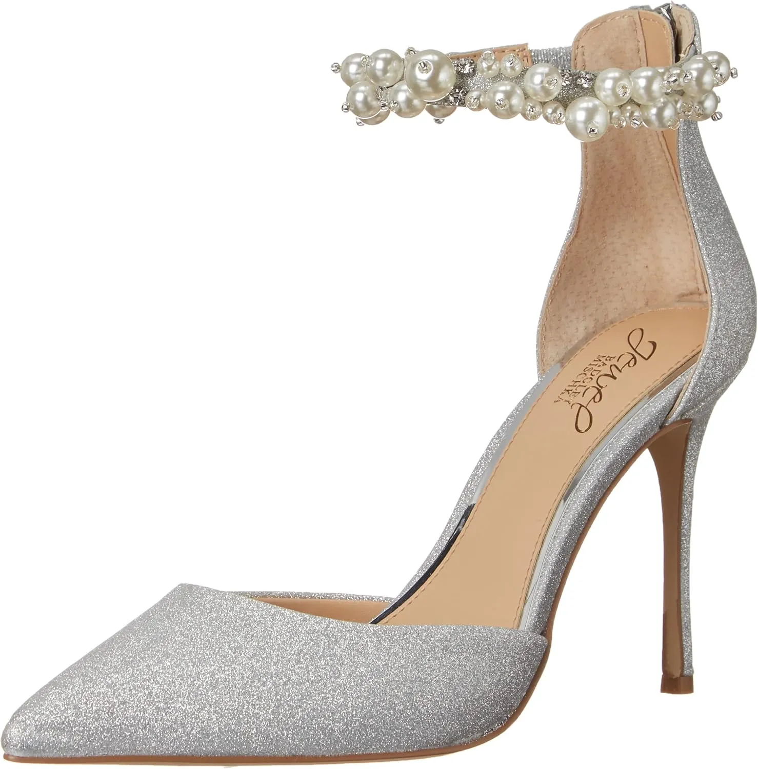 Jewel Badgley Mischka Layne Pointed Toe Stiletto