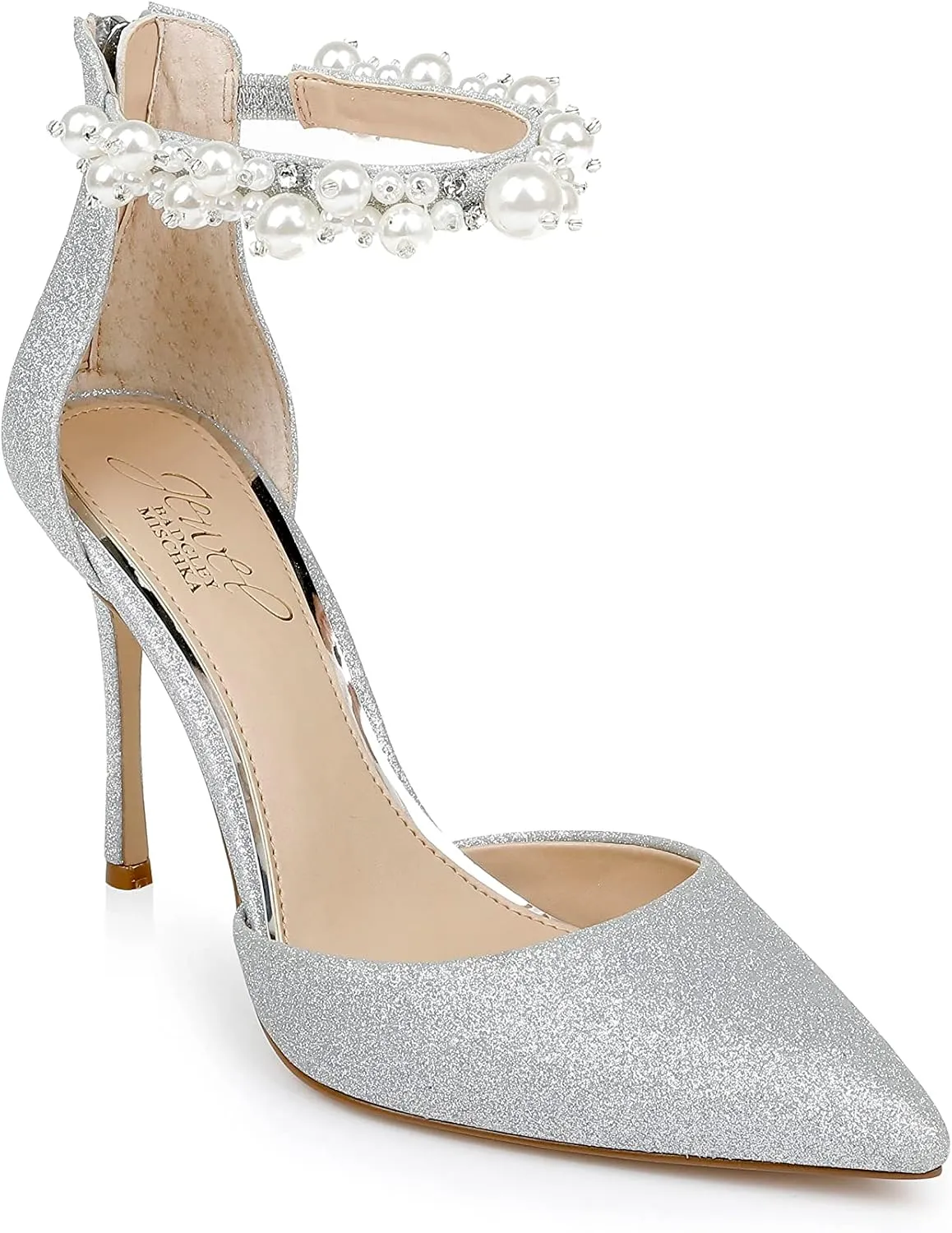 Jewel Badgley Mischka Layne Pointed Toe Stiletto