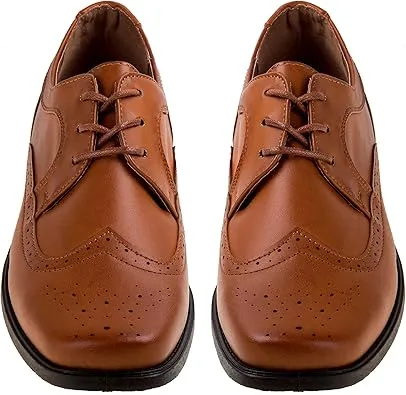 Josmo Boys Classic Comfort Dress Wing-Tip Oxford Shoe (Toddler, Little Kid, Big Kid)