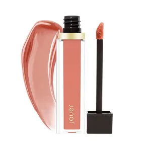 Jouer Sheer Pigment Lip Gloss, Oxford St Sheer Warm Peachy Nude, Vanilla Macaron, 0.21 Ounce (Pack of 1)