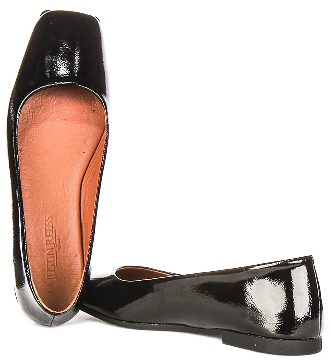 Justinreess England Giselle In Black Patent For Women