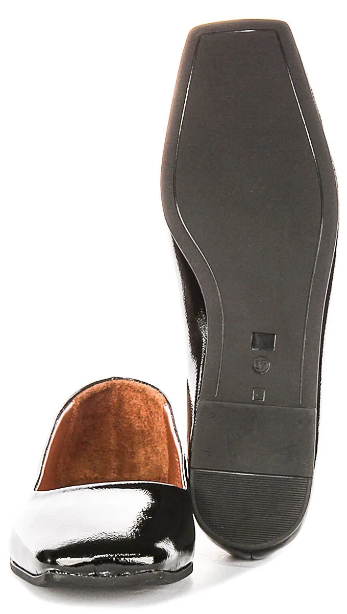 Justinreess England Giselle In Black Patent For Women