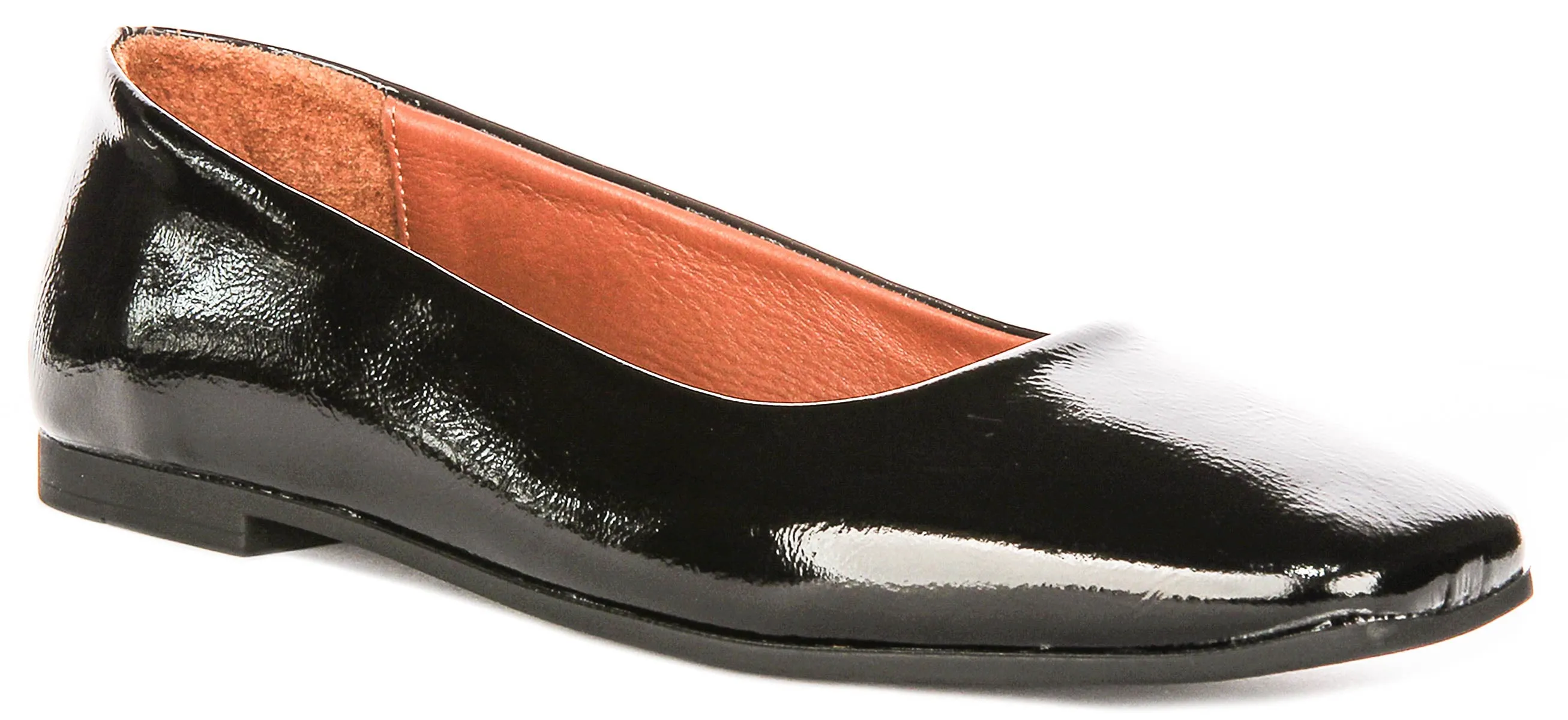 Justinreess England Giselle In Black Patent For Women