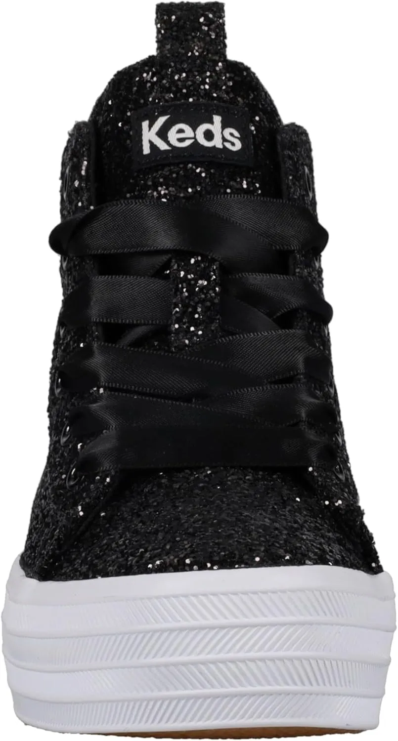 Keds Girl's Triple Up Hi Top Glitter Celeb (Little Big Kid) Sneaker