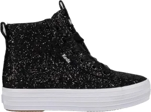 Keds Girl's Triple Up Hi Top Glitter Celeb (Little Big Kid) Sneaker